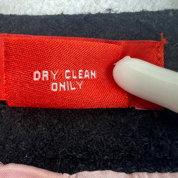 CO-OP Black Tweed Cropped Jacket Blazer Pink Trim Classic Old Money Timeless M - Picture 8 of 8